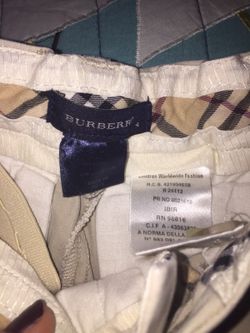 Burberry khaki pants size 4