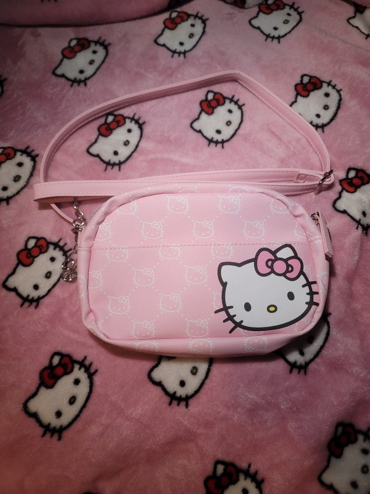 Stitch And Hello Kitty Crossbody