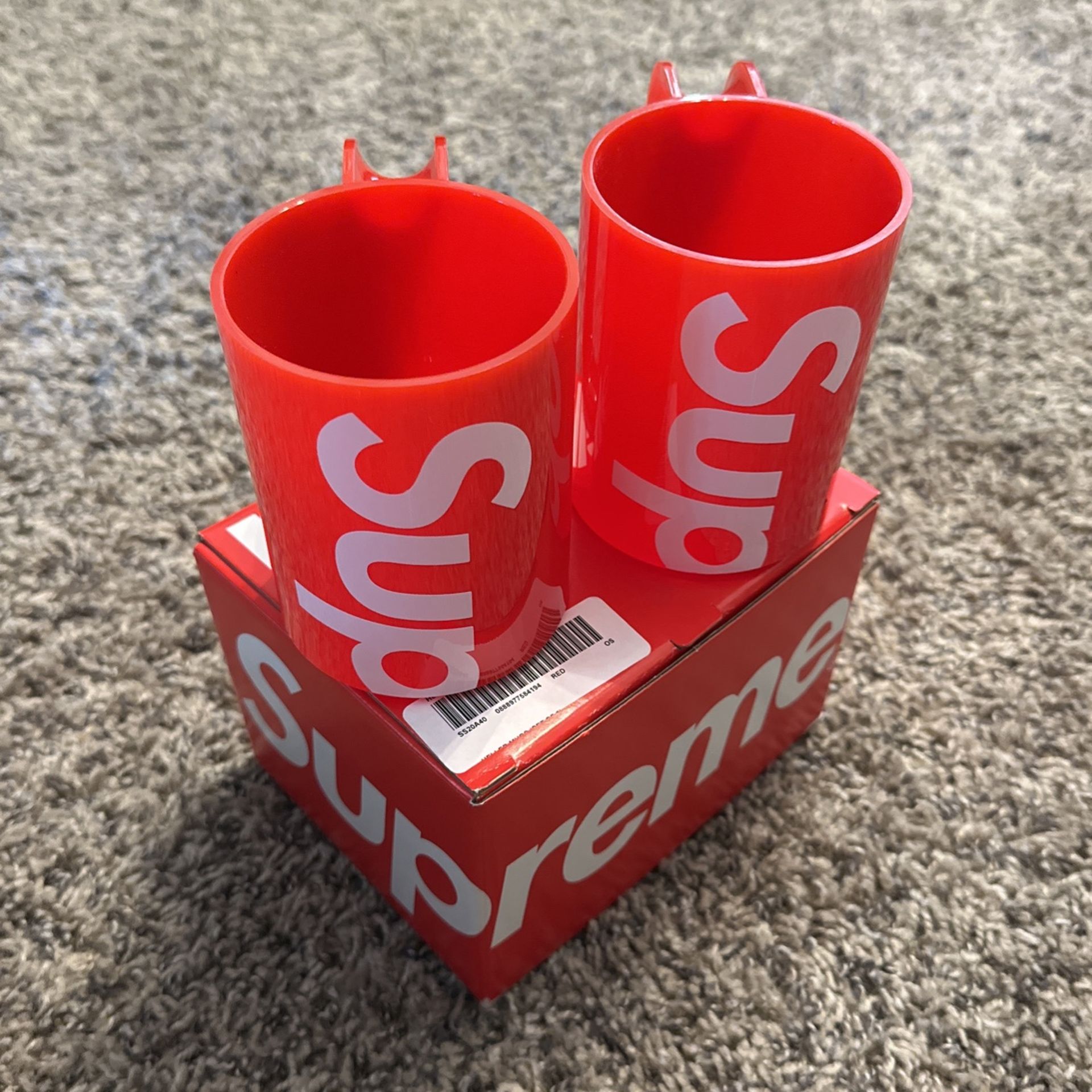 Supreme Heller Mug Supreme Supreme Heller Mugs Red Set Of