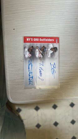 Tim Battle ,brat Gardner , Jose Tabata auto 20/25