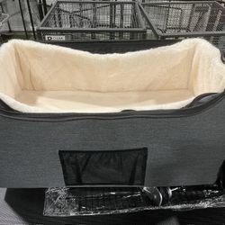 Brand new Dog Car Seat Booster with Two Tethers Double-Sided Cushion for Winter and Summer Use