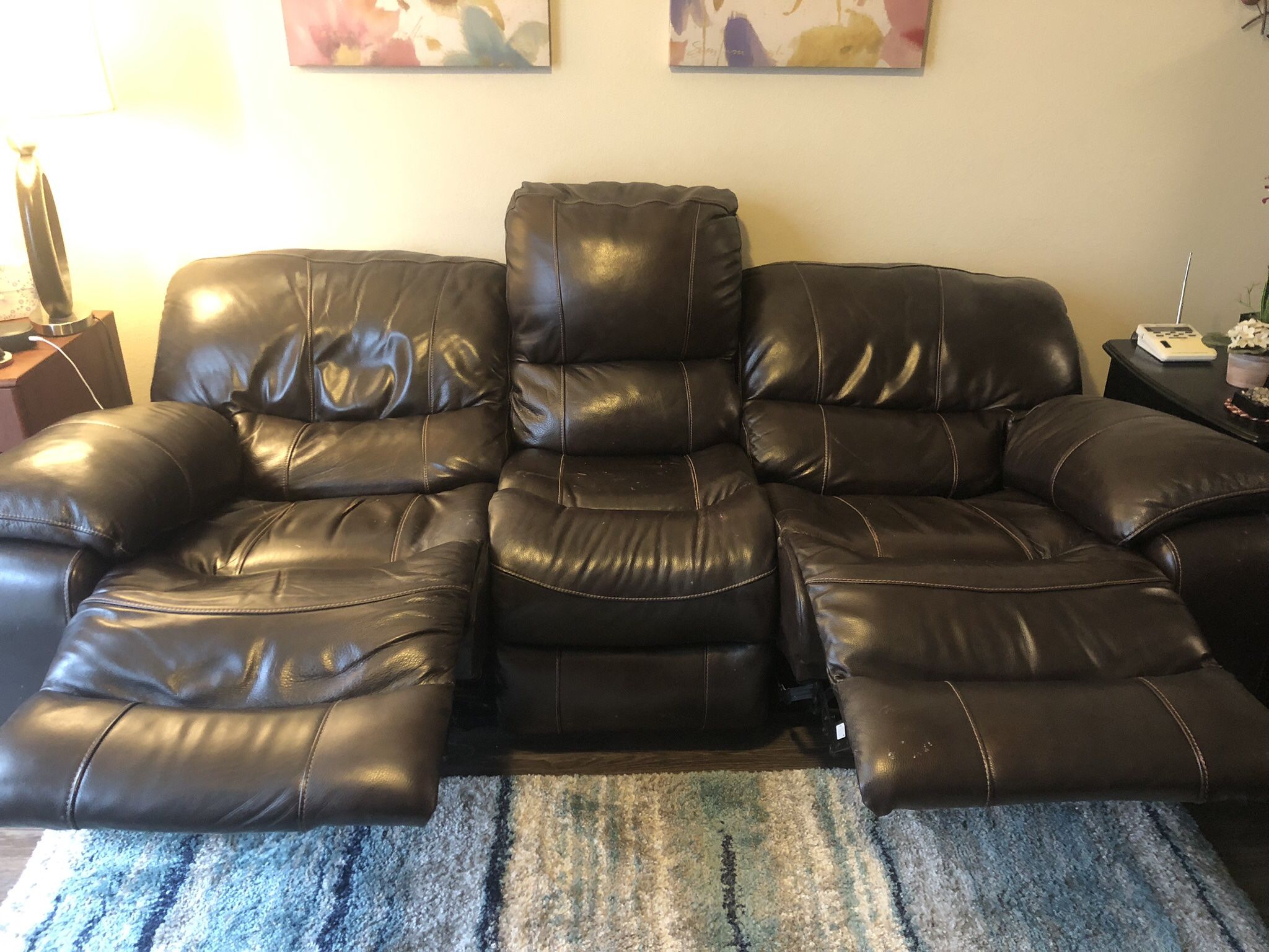 Power recliner sofa. REDUCED  7-20