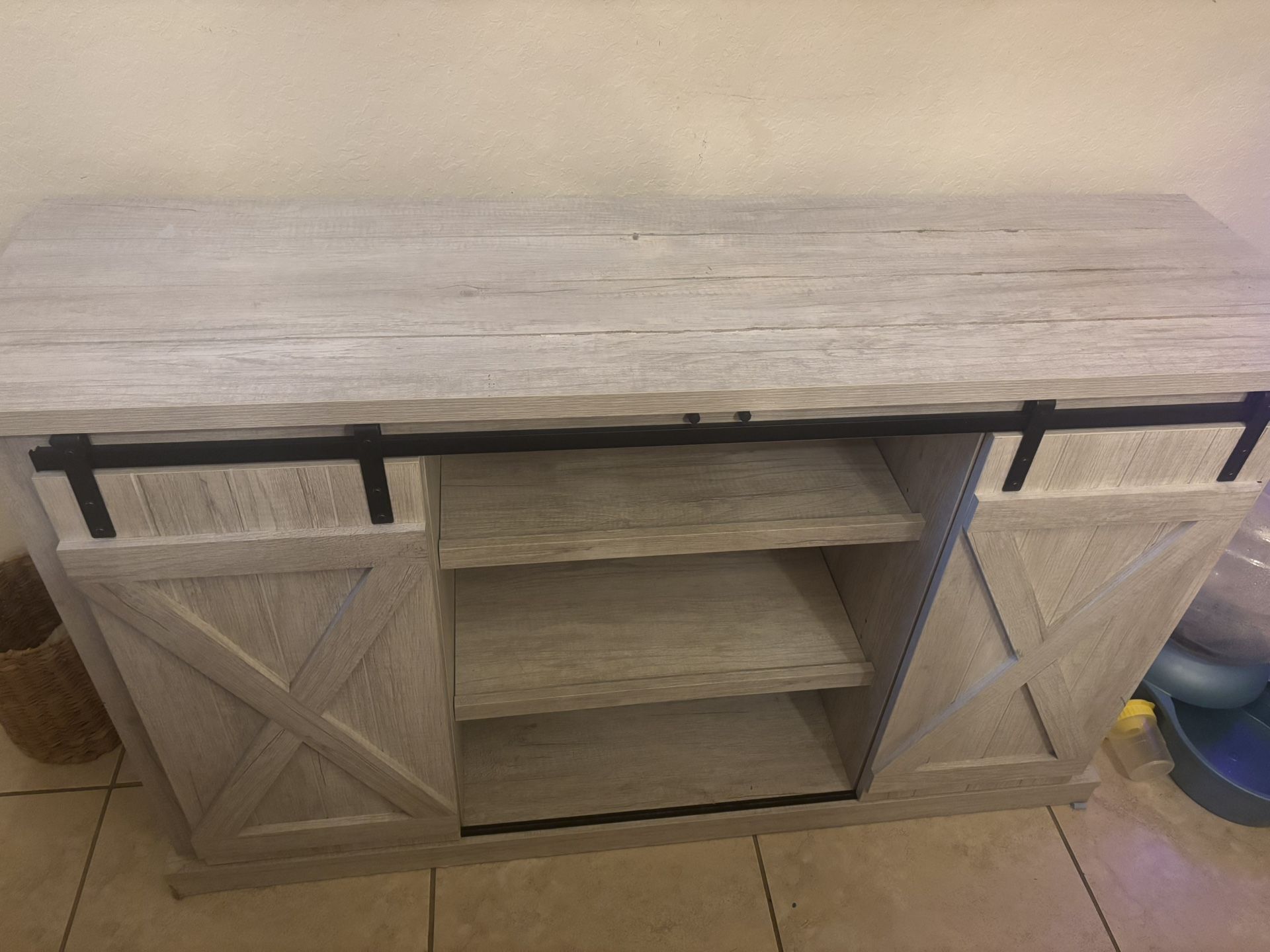 Barn Door TV Stand