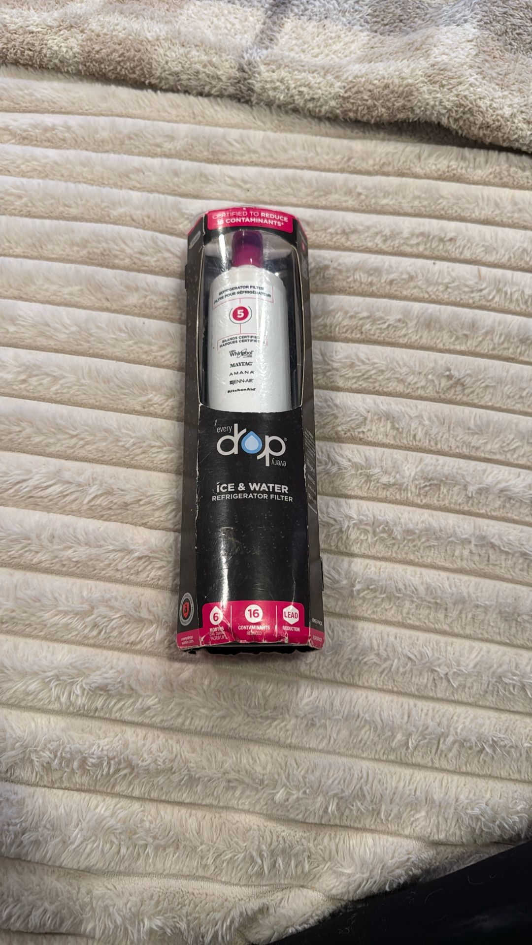 New Every Drop Ice Water Refrigerator Filter EDR5RXD1