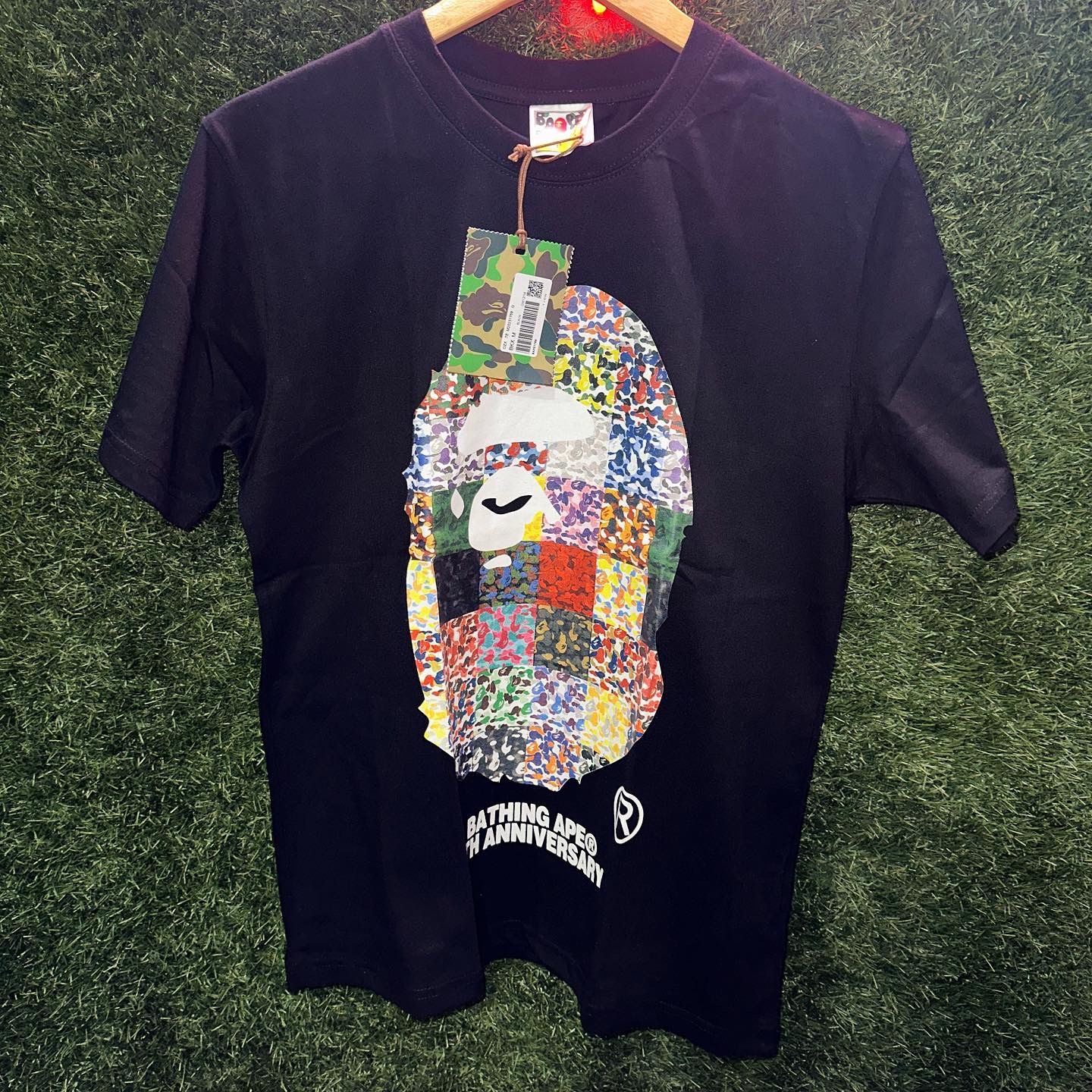 BAPE 28th Anniversary Ape Head Tee