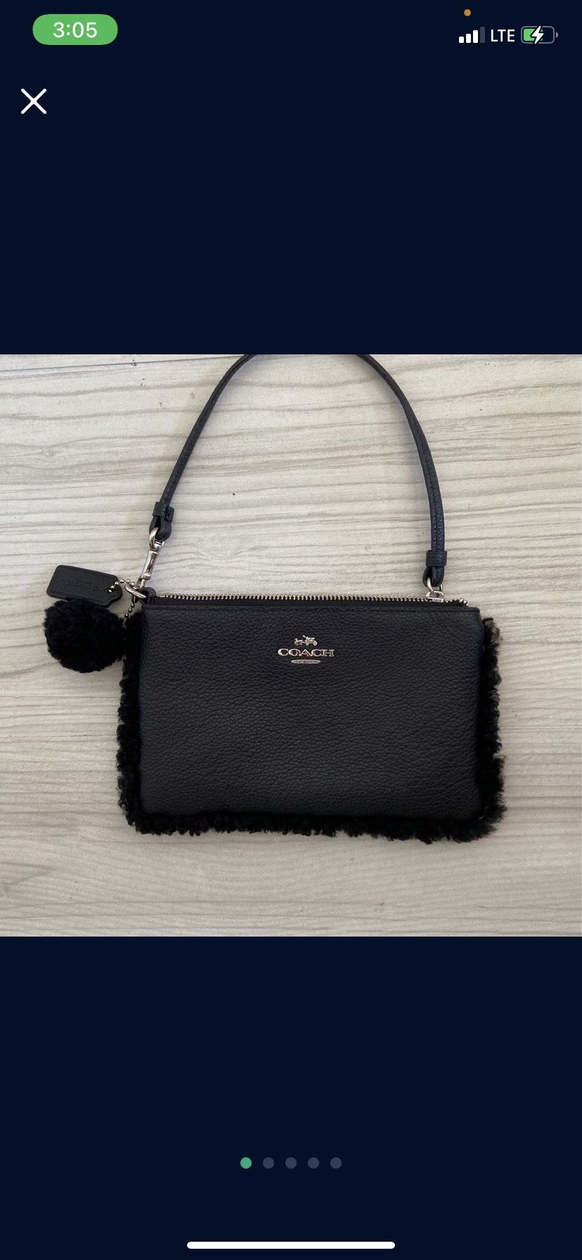 Authentic Coach Wristlet 