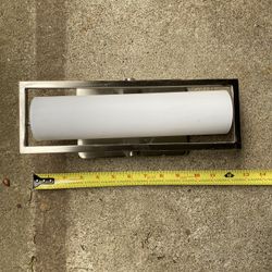 Brushed nickel 12” Bathroom Vanity LED light