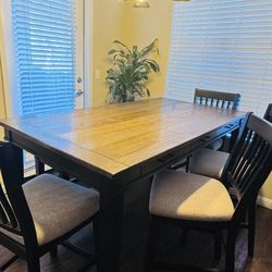Table With 4 Chairs And A Bench 