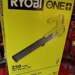 Ryobi ONE + 18V 250 CFM Blower. Tool-Only