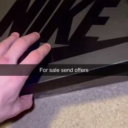 Travis Scott Jordan 1 Low Black Phantom Size 9.5 (Like New)