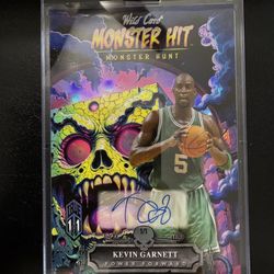 2025 Wild Card Kevin Garnett Autograph 1/1
