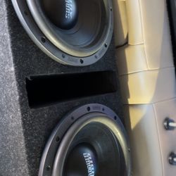 12” Sundown System Speakers With Box & Amp