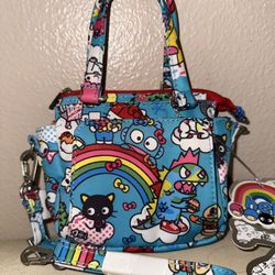 NWT Ju-Ju-Be Jujube TOKIDOKI x HELLO KITTY Itty Bitty Be Rainbow Dreams Bag