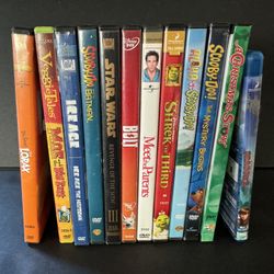 Lot of 12 Kids/Family DVDs