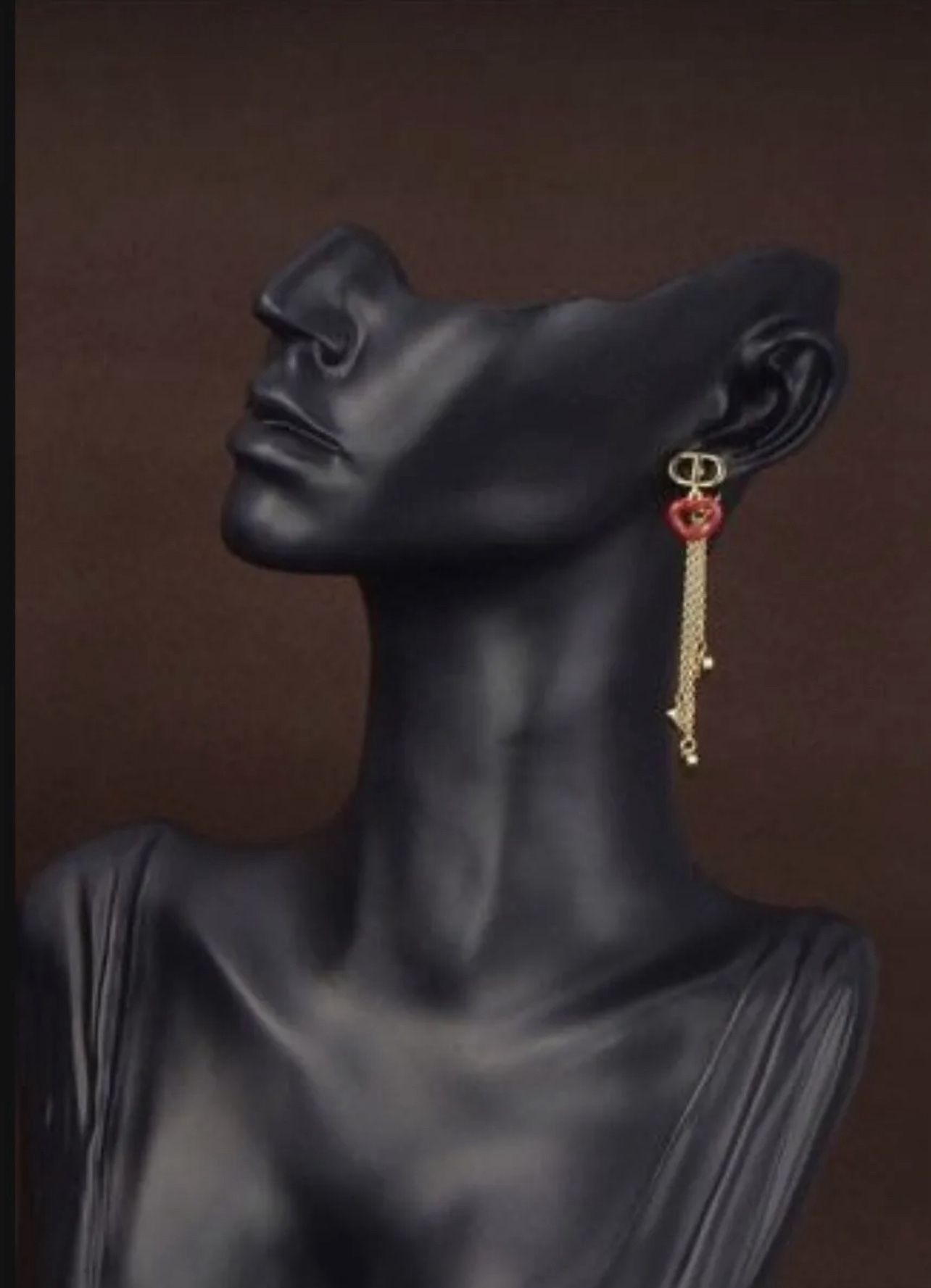 NEW ***Necklace And Earrings Red Heart ♥️ set ***