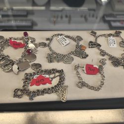 James Avery Charms Bracelet Different Prices Grams Layaway Available 10% Dwon Interested Ask Maribel Thank You 