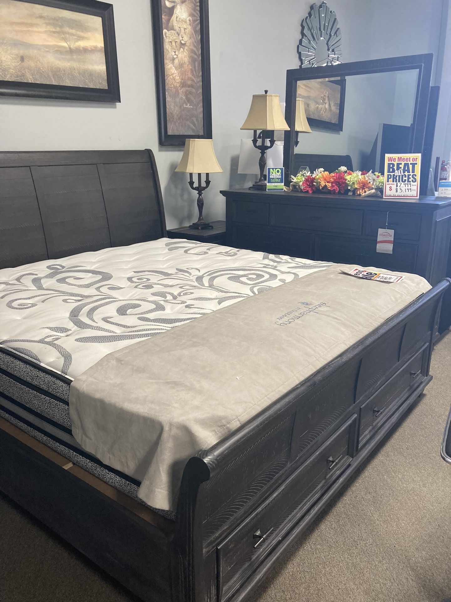 Stunning Bedroom Set 🤩 Easy Financing 😊 Free Delivery 🚚