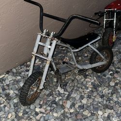 Razo mx 350 and a mini motorcycle 50 cc