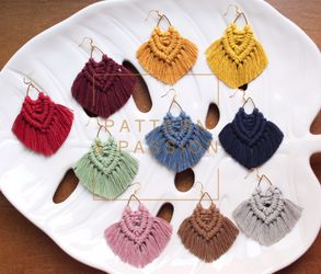 Macramé earrings