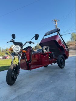 Electric Tricycle w/ Dump Bed 28mph