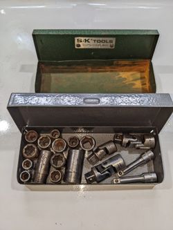 Vintage Sockets SK Snap-on Mac Armstrong 