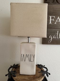 Rae Dunn artisan lamp collection