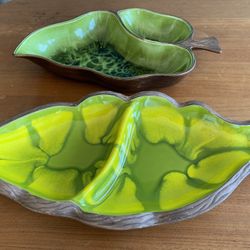 Treasure Craft Mid Century divided Dishes
