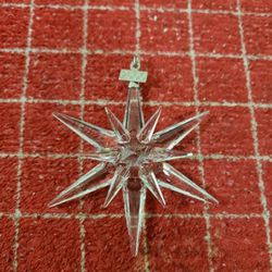 2005 Swarovski Large Snowflake Star Ornament Mint No Box