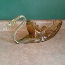 Vintage Murano Glass Swan