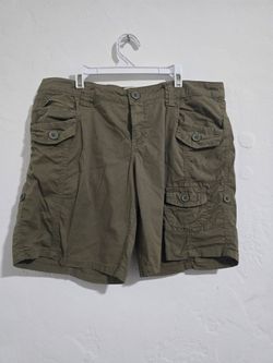 Olive Green Cargo Shorts