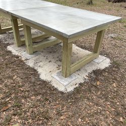 Concrete Table / Ping Pong Table