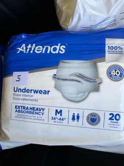 Attends Extra Heavy Absorbency Underwear Medium 20 Count