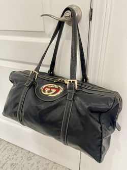 Gucci Dialux Britt Large Boston Bag EUC With COA!
