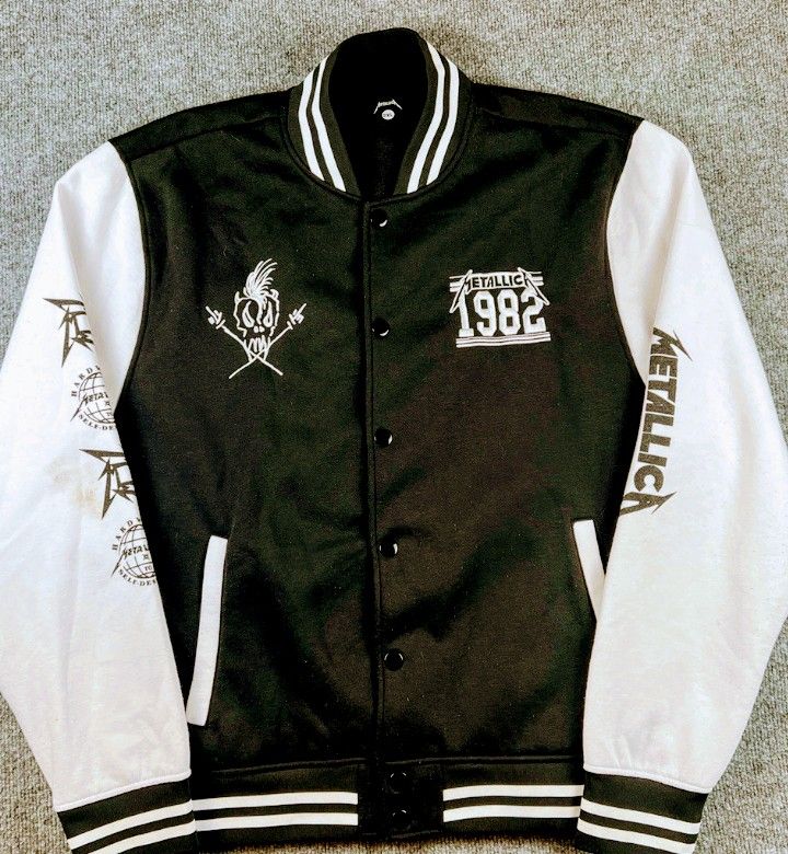 Mens Metallica Bomber Jacket XL