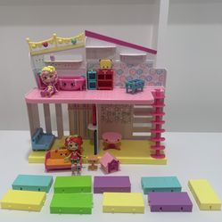 Shopkin Happy Place Doll House, Dolls, And Furniture 
