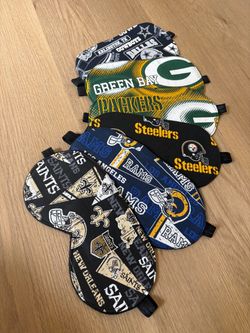 Football gift sleep mask NEW packers Cowboys Saints Raiders  Steelers Rams