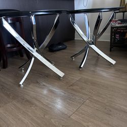 Glass End Tables 