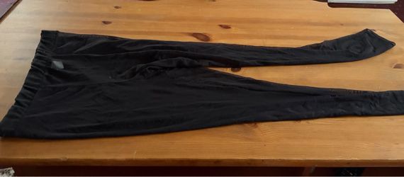 Black Mesh Leggings