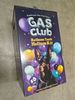Gas Club 50 balloon Helium tank, sealed unopened