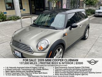 2009 Mini Cooper Clubman
