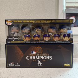 Funko Pop Dodgers World Series 2024 Champions