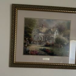 Thomas Kincaide  Library Edison Picture