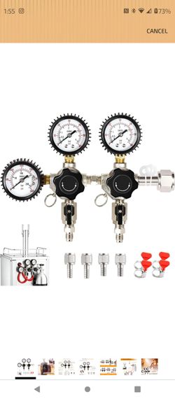 Dual Output Beer Keg Regulator