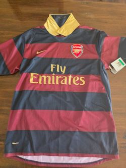 Arsenal 2007/08 Away Jersey NWT Nike Herbert Chapman Hoop Kit - Size XL 237869-600