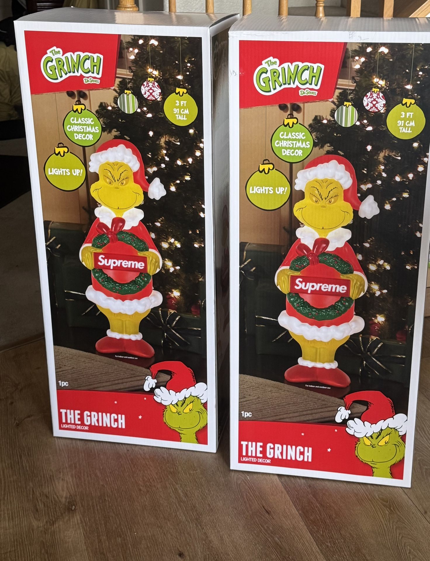 Supreme Multicolor 3 Foot Grinch