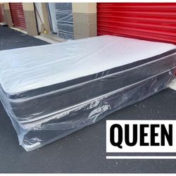 Queen Mattress Set PillowTop – Brand New –  Same Day Delivery Available 🚚