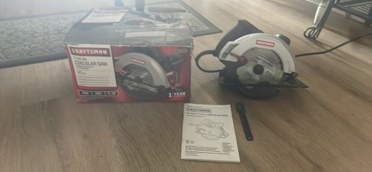 CRAFTSMAN 946123 7 1/4" Corded Circular Saw 12 amp With Blade