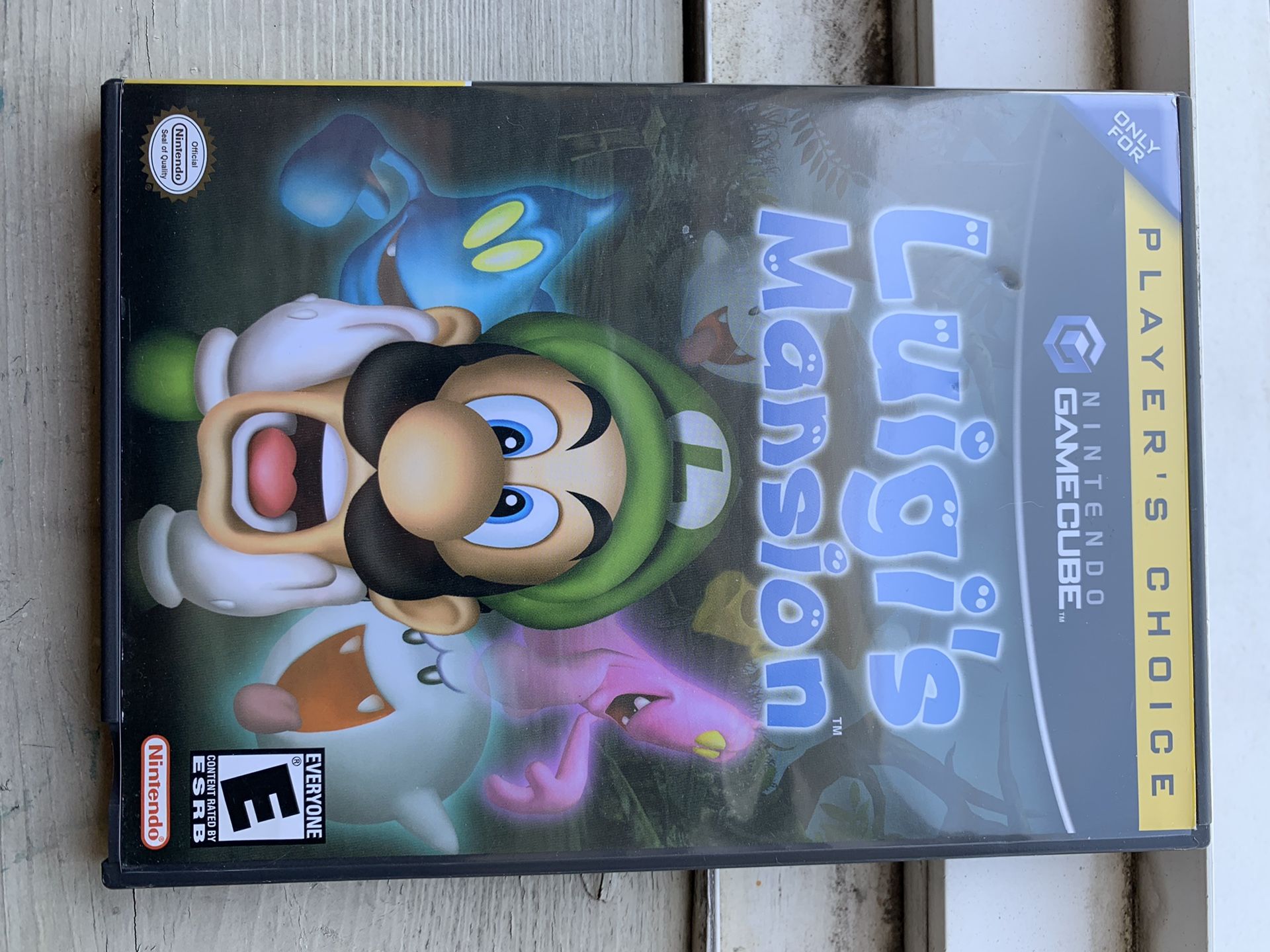 GameCube game Luigi’s mansion Nintendo