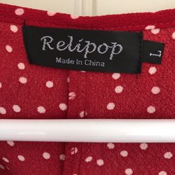 Dress- Red- White & Pretty 🤩 