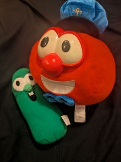 Plush Veggie Tales Larry and Bob